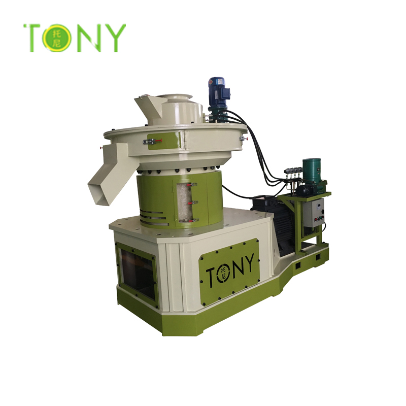 TONY TYJ560은 8mm 바이오 매스 톱밥 펠렛 기계를 만듭니다.